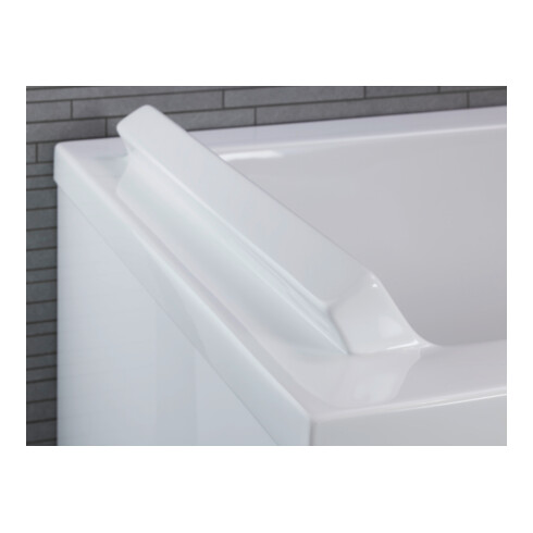 Duravit Baignoire balnéo Starck 190x90 cm, Combi E, version EB, 2 RS, blanc