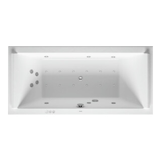 Duravit Baignoire balnéo Starck 190x90 cm, Combi P, version EB, 2 RS, blanche
