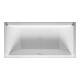 Duravit Baignoire balnéo Starck 200x100 cm, Air-Sys, EB-Vers, 2 RS, blanche-1