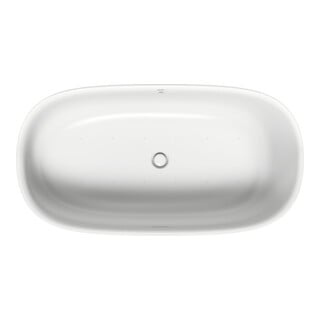 Duravit Baignoire balnéo Zencha 160x85 cm, 1 RS, autoportante, blanche