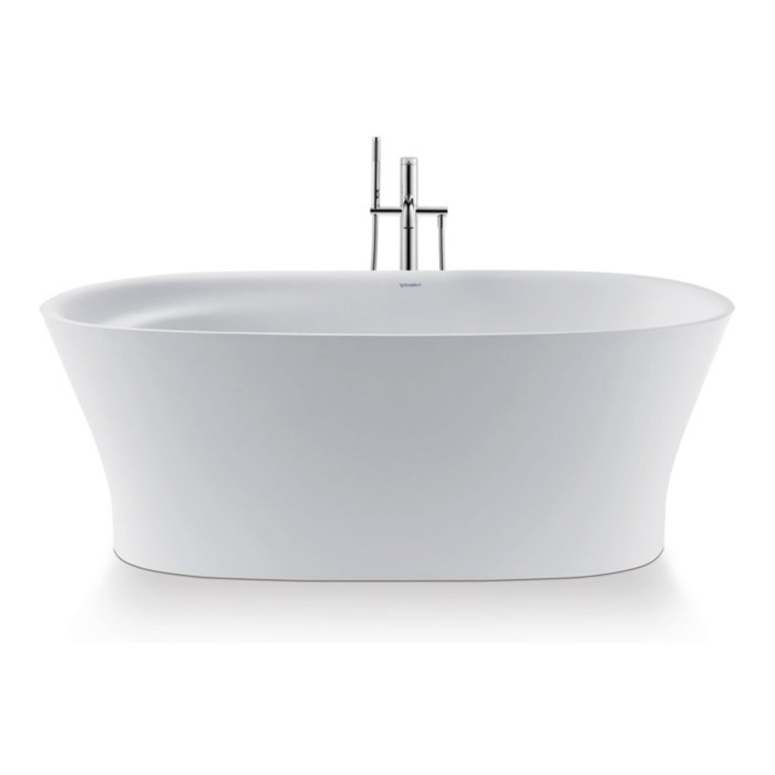 Duravit Baignoire Cape Cod 165x78x47 cm, îlot, 2 parois, blanc mat