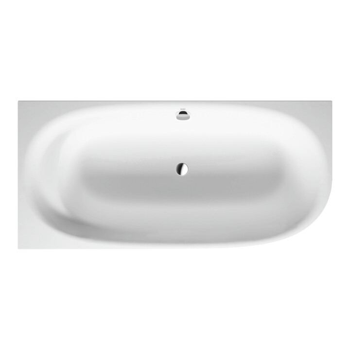 Duravit Baignoire Cape Cod 190x90x48,5 cm, angle gauche, 1 paroi, blanc