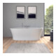 Duravit Baignoire Cape Cod 190x90x48,5 cm, pré-installée, 1 vidange, blanc-2