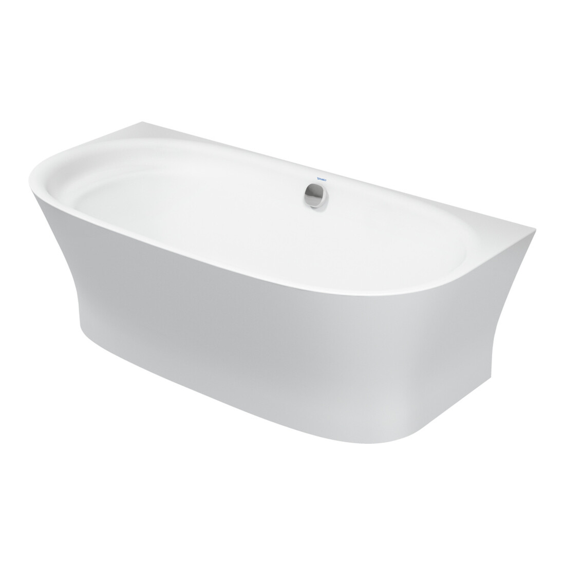 Duravit Baignoire Cape Cod 190x90x48,5 cm, pré-installée, 1 vidange, blanc