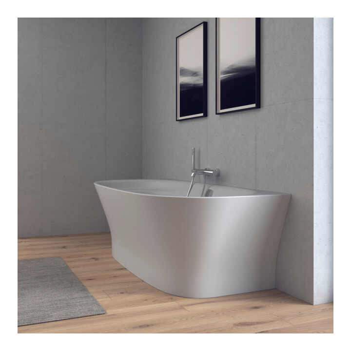 Duravit Baignoire Cape Cod 190x90x48,5 cm, pré-installée, 1 vidange, blanc