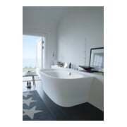 Duravit Baignoire Cape Cod 190x90x48,5 cm, pré-installée, 1 vidange, blanc-5