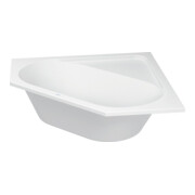 Duravit Baignoire d’angle D-Code 140x140x42 cm, vidage central, 2 accoudoirs, blanc-2