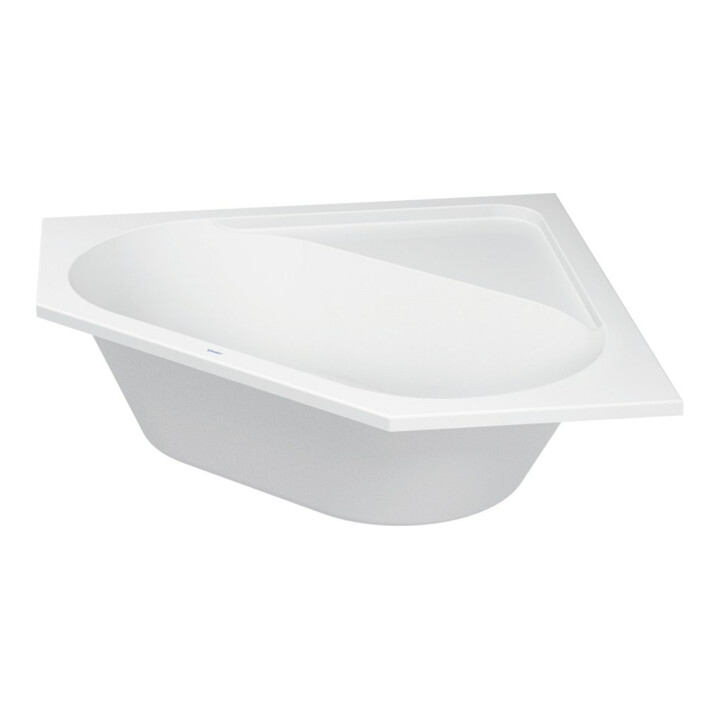 Duravit Baignoire d’angle D-Code 140x140x42 cm, vidage central, 2 accoudoirs, blanc