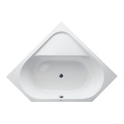 Duravit Baignoire d’angle D-Code 140x140x42 cm, vidage central, 2 accoudoirs, blanc-4