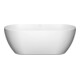 Duravit Baignoire DuraKanto 160x75x59 cm, ovale, autoportante, blanc brillant-5
