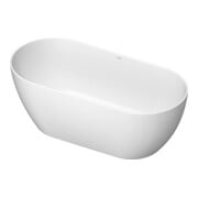 Duravit Baignoire DuraKanto 170x80x59 cm, ovale, autoportante, blanc mat-2
