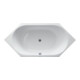 Duravit Baignoire hexagonale D-Code 190x90x40 cm, version EB, 2 RS, blanc-3