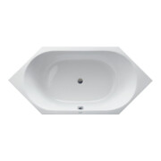 Duravit Baignoire hexagonale D-Code 190x90x40 cm, version EB, 2 RS, blanc-3
