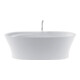 Duravit Baignoire ovale Cape Cod 185,5x88,5x48,5 cm, îlot, 2 trop-pleins, blanc-2