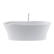 Duravit Baignoire ovale Cape Cod 185,5x88,5x48,5 cm, îlot, 2 trop-pleins, blanc-2