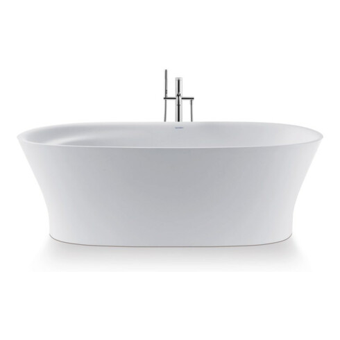 Duravit Baignoire ovale Cape Cod 185,5x88,5x48,5 cm, îlot, 2 trop-pleins, blanc