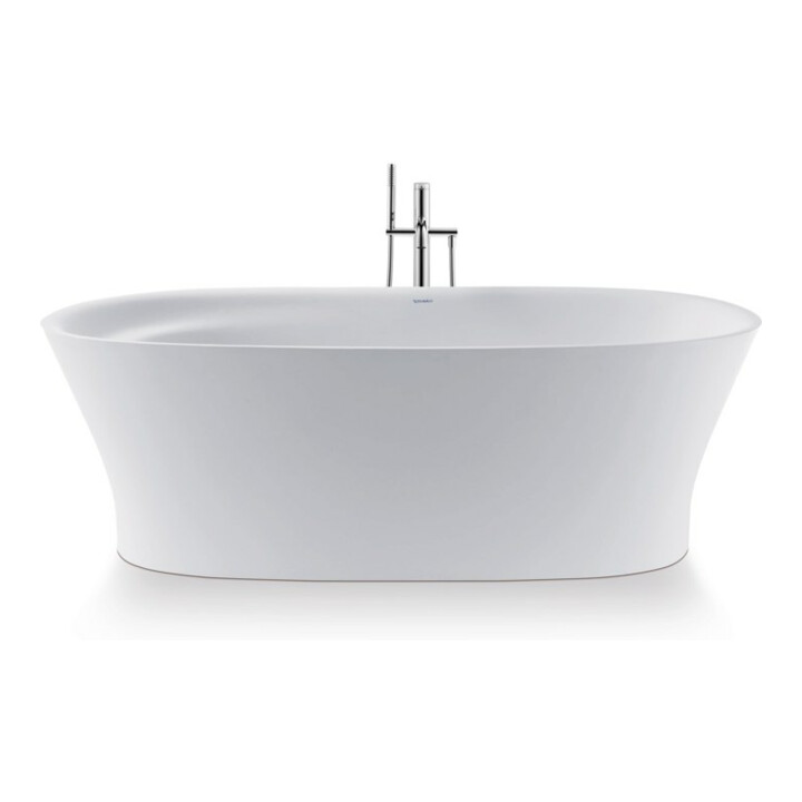 Duravit Baignoire ovale Cape Cod 185,5x88,5x48,5 cm, îlot, 2 trop-pleins, blanc