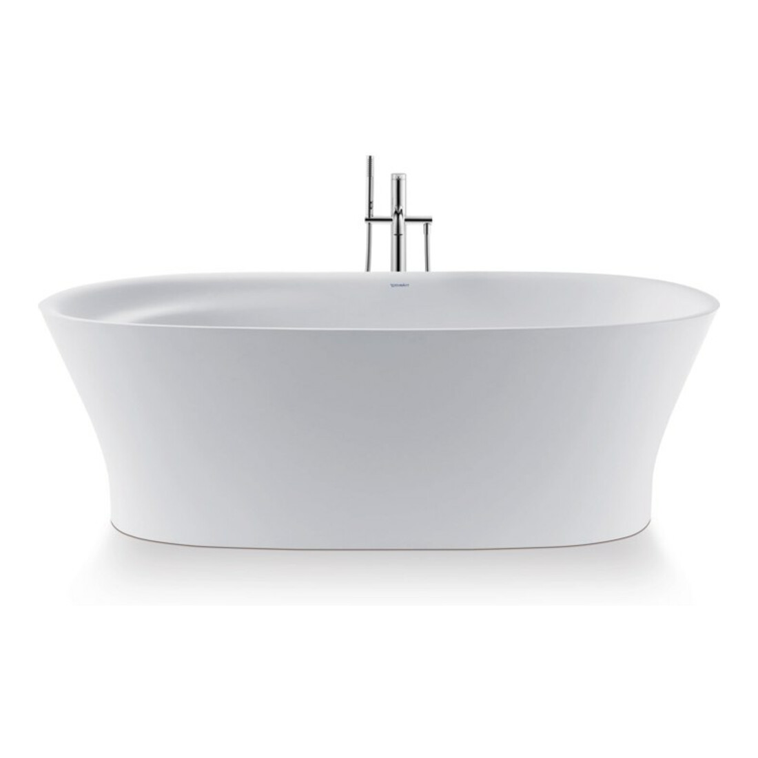 Duravit Baignoire ovale Cape Cod 185,5x88,5x48,5 cm, îlot, 2 trop-pleins, blanc