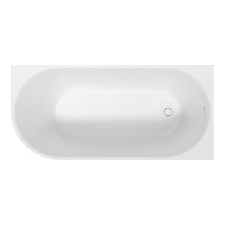 Duravit Baignoire ovale DuraSenja 150x75x58,5 cm, blanche, angle droite, RS 2, avec FG+AÜL