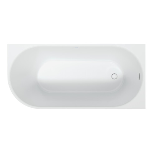 Duravit Baignoire ovale DuraSenja 150x75x58,5 cm, blanche, angle droite, RS 2, avec FG+AÜL