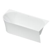 Duravit Baignoire ovale DuraSenja 150x75x58,5 cm, blanche, angle droite, RS 2, avec FG+AÜL-2