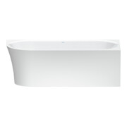 Duravit Baignoire ovale DuraSenja 150x75x58,5 cm, blanche, angle droite, RS 2, avec FG+AÜL-4