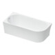 Duravit Baignoire ovale DuraSenja 150x75x58,5 cm, blanche, angle gauche, RS 2, avec FG+AÜL