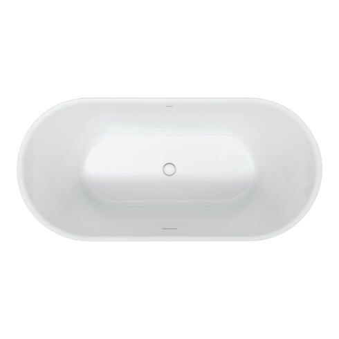 Duravit Baignoire ovale DuraSenja 150x75x58,5 cm, blanche, îlot, RS 2, m FG+AÜL
