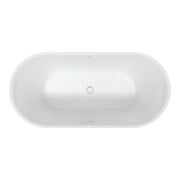 Duravit Baignoire ovale DuraSenja 150x75x58,5 cm, blanche, îlot, RS 2, m FG+AÜL