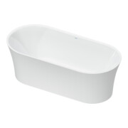 Duravit Baignoire ovale DuraSenja 150x75x58,5 cm, blanche, îlot, RS 2, m FG+AÜL-4