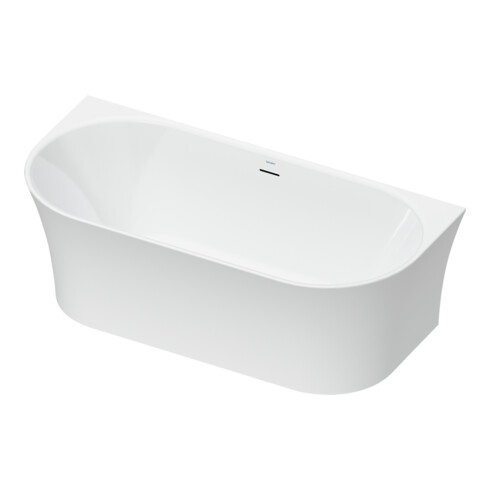 Duravit Baignoire ovale DuraSenja 170x80x58,5 cm, blanche, pré-montée, RS 2, avec FG+AÜL