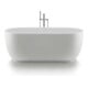 Duravit Baignoire ovale Luv 180x85x46 cm, libre, 2 rebords, blanc mat-5