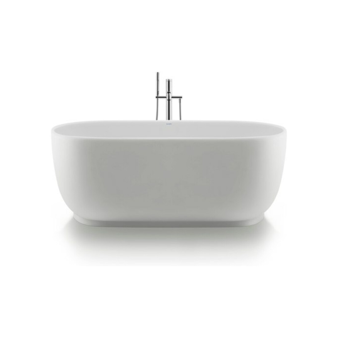 Duravit Baignoire ovale Luv 180x85x46 cm, libre, 2 rebords, blanc mat
