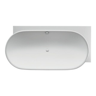 Duravit Baignoire ovale Luv 185x95x46 cm, angle droit, 2 côtés, blanc