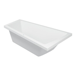 Duravit Baignoire Paiova 170x100x46 cm, encastrée, 1 côté droit, blanc