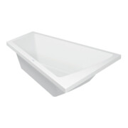 Duravit Baignoire Paiova 170x130x46 cm, encastrée, 1 côté droit, blanc