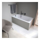 Duravit Baignoire Qatego 150x75 cm, version EB, 1 RS, blanc-4