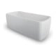 Duravit Baignoire Qatego 180x80 cm, indépendante, 2 dossiers inclinés, blanc-3