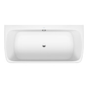 Duravit Baignoire Qatego 180x87cm, Prémur, 2 inclinaisons dorsales, blanc