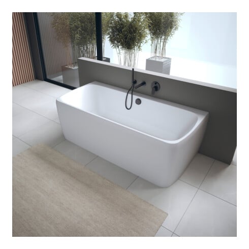 Duravit Baignoire Qatego 180x87cm, Prémur, 2 inclinaisons dorsales, blanc