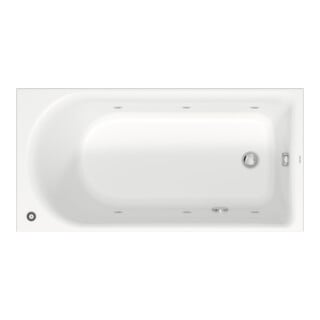 Duravit Baignoire rectangulaire à remous D-Neo 150x75 cm, version EB, 1 RS, blanc
