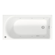 Duravit Baignoire rectangulaire à remous D-Neo 150x75 cm, version EB, 1 RS, blanc