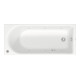 Duravit Baignoire rectangulaire à remous D-Neo 160x70 cm, version EB, 1 RS, blanc-1