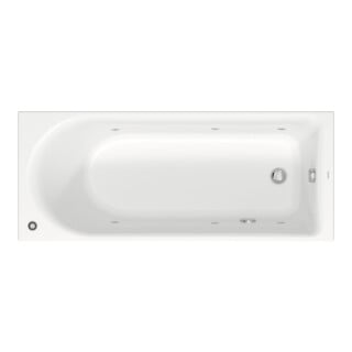 Duravit Baignoire rectangulaire à remous D-Neo 170x70 cm, version EB, 1 RS, blanc