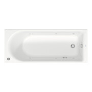 Duravit Baignoire rectangulaire à remous D-Neo 170x70 cm, version EB, 1 RS, blanc
