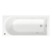Duravit Baignoire rectangulaire à remous D-Neo 170x75 cm, version EB, 1 RS, blanc