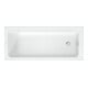 Duravit Baignoire rectangulaire D-Code 160x70x45 cm, vidage au pied, 1 trop-plein, blanc-1