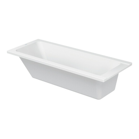 Duravit Baignoire rectangulaire D-Code 170x70x42 cm, vidage central, 1 RS, blanc