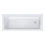 Duravit Baignoire rectangulaire D-Code 170x70x45cm, vidage pied, 1 trop-plein, blanc
