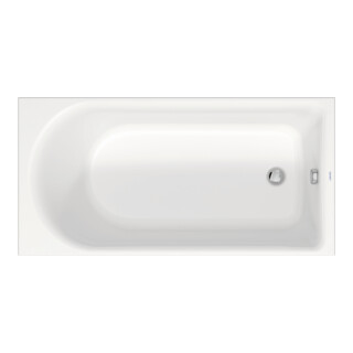 Duravit Baignoire rectangulaire D-Neo 150x75x46,5cm, version EB, 1 RS, blanc